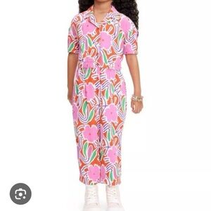 Diane Von Furstenberg x Target Kids Multicolor Abstract jumpsuit size Large